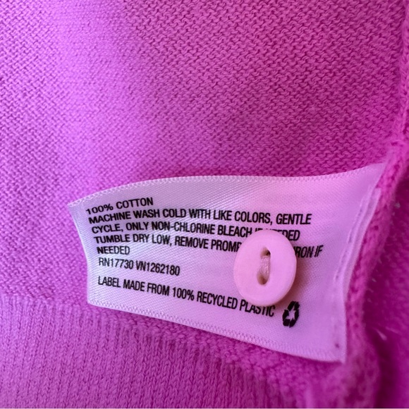 Cardigan Sweater Lot of 5 Cotton Gap Gray Pink Butter Yellow Light Blue M L - Picture 6 of 15